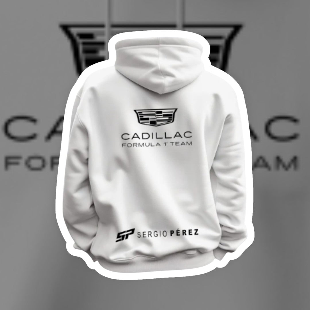 Poleron F1 Cadillac Blanco 2026 S.Perez
