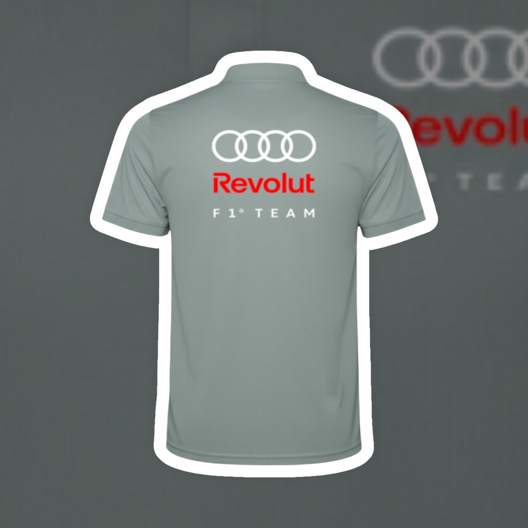 Polera F1 Audi Gris 2026