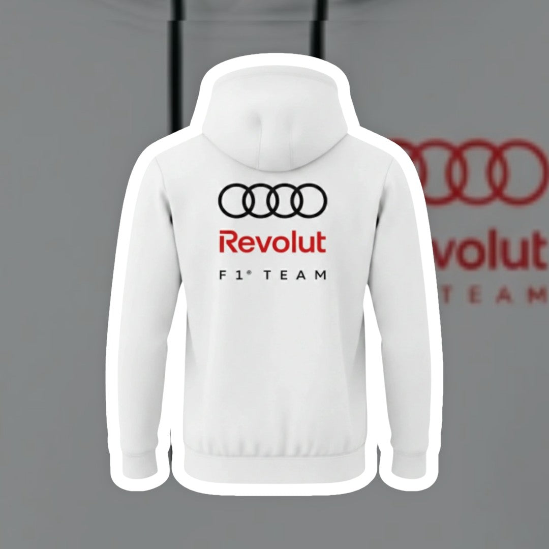 Poleron F1 Audi Blanco 2026