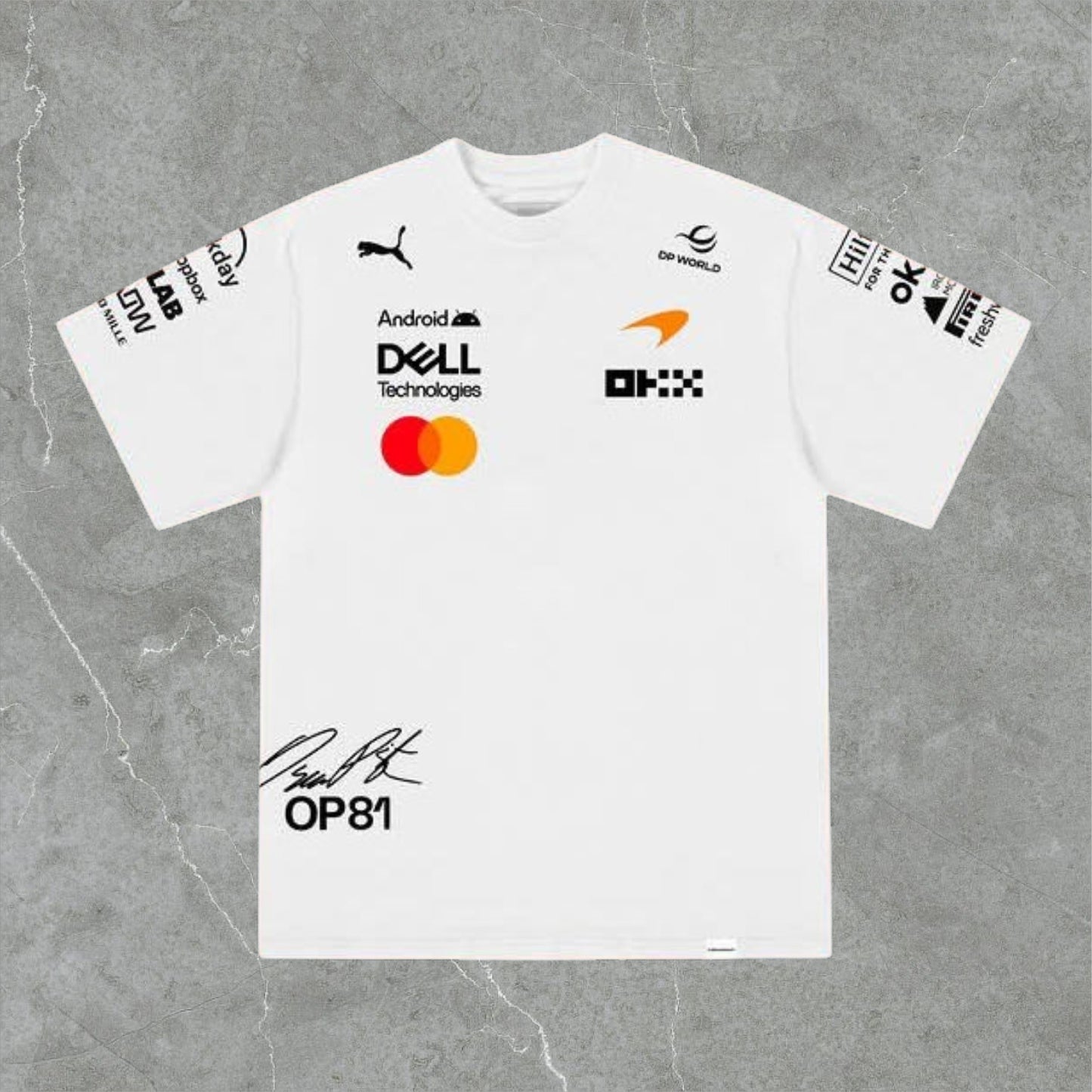 Polera Blanca McLaren O. Piastri 2026