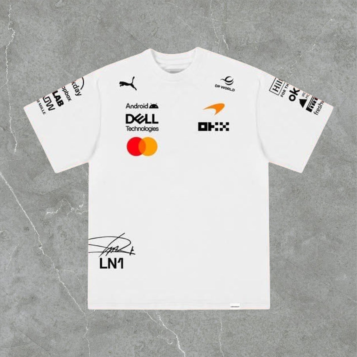 Polera Blanca McLaren L. Norris 2026