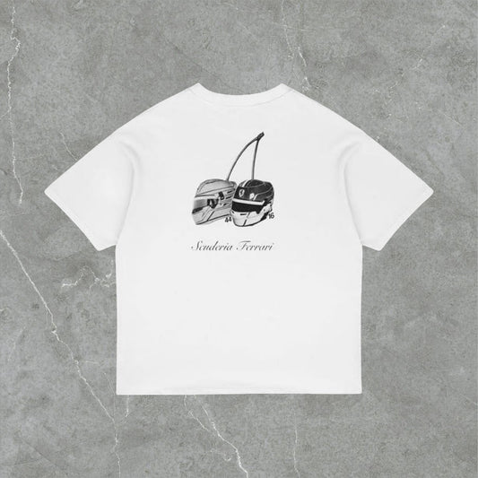 Polera Ferrari Cherry Helment