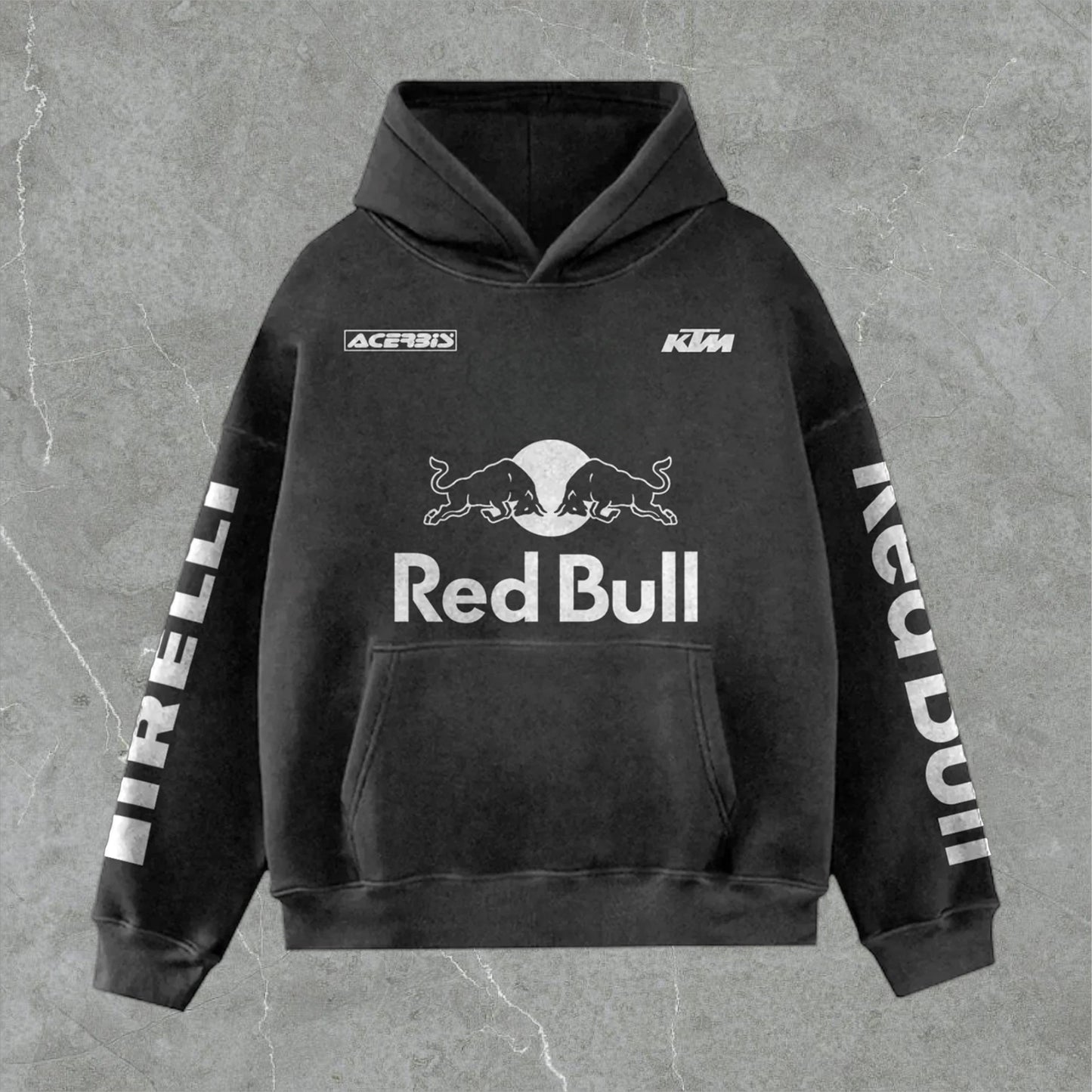 Poleron Redbull White-Logo 2026